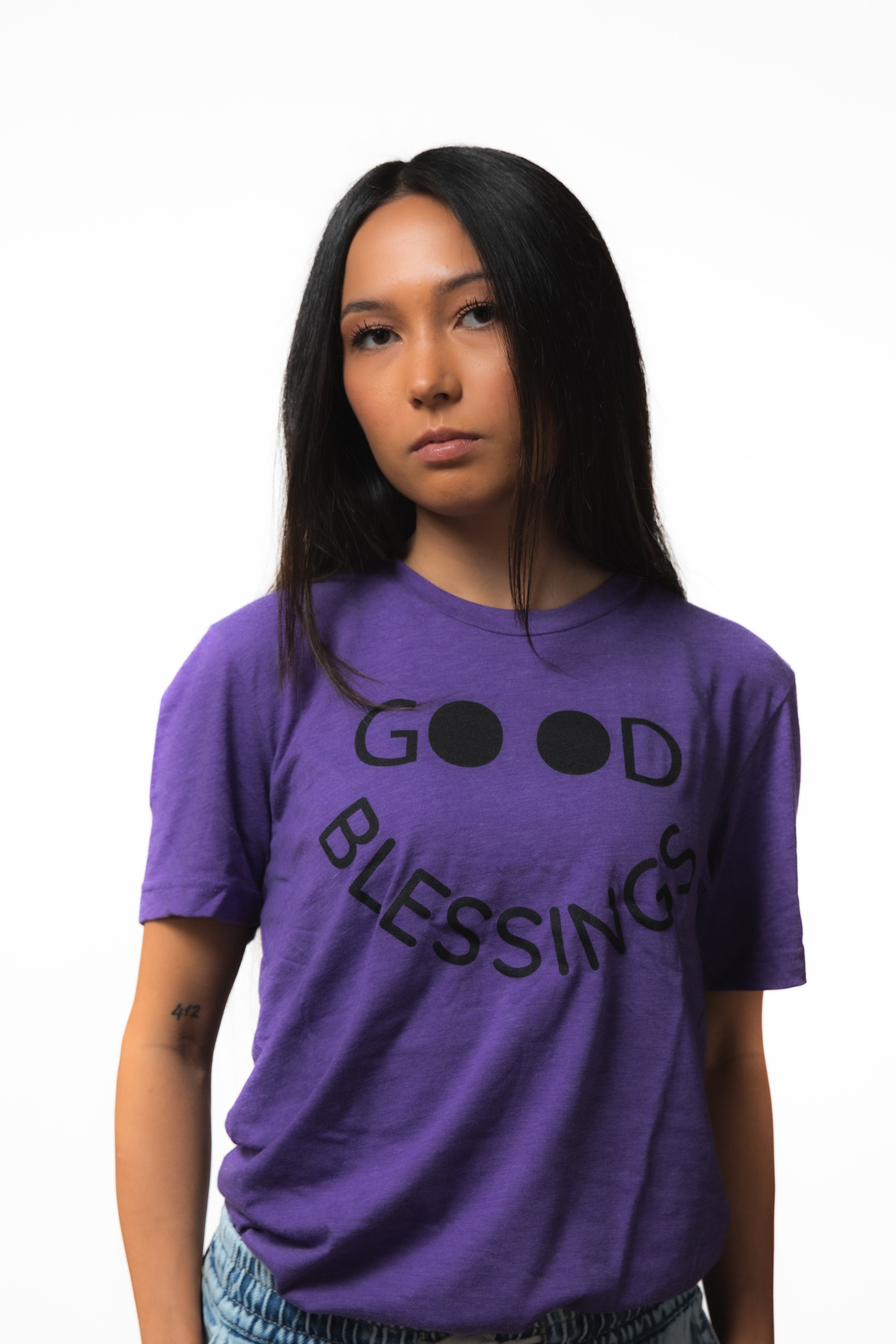 Purple Smile T Shirt