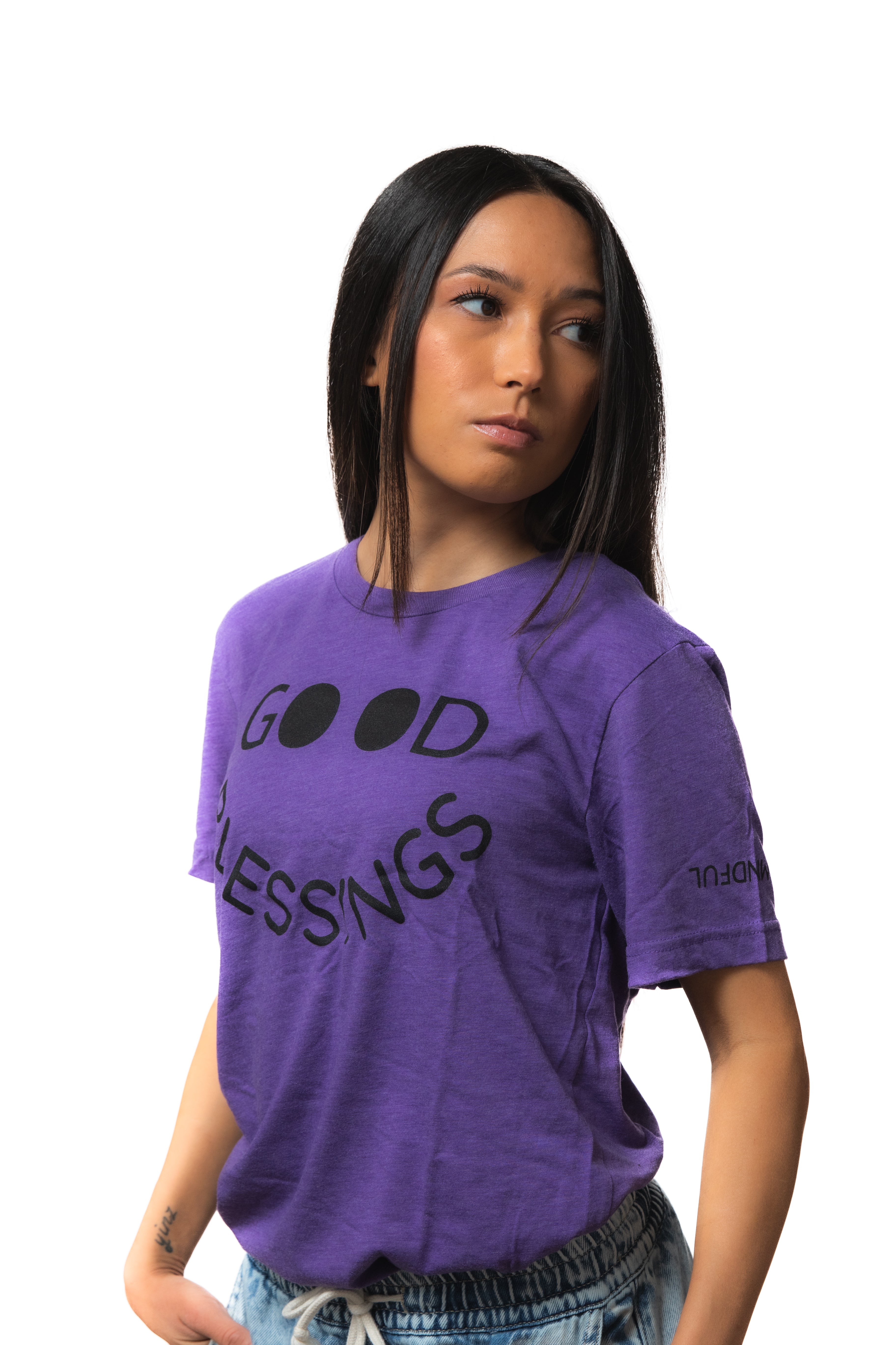 Purple Smile T Shirt