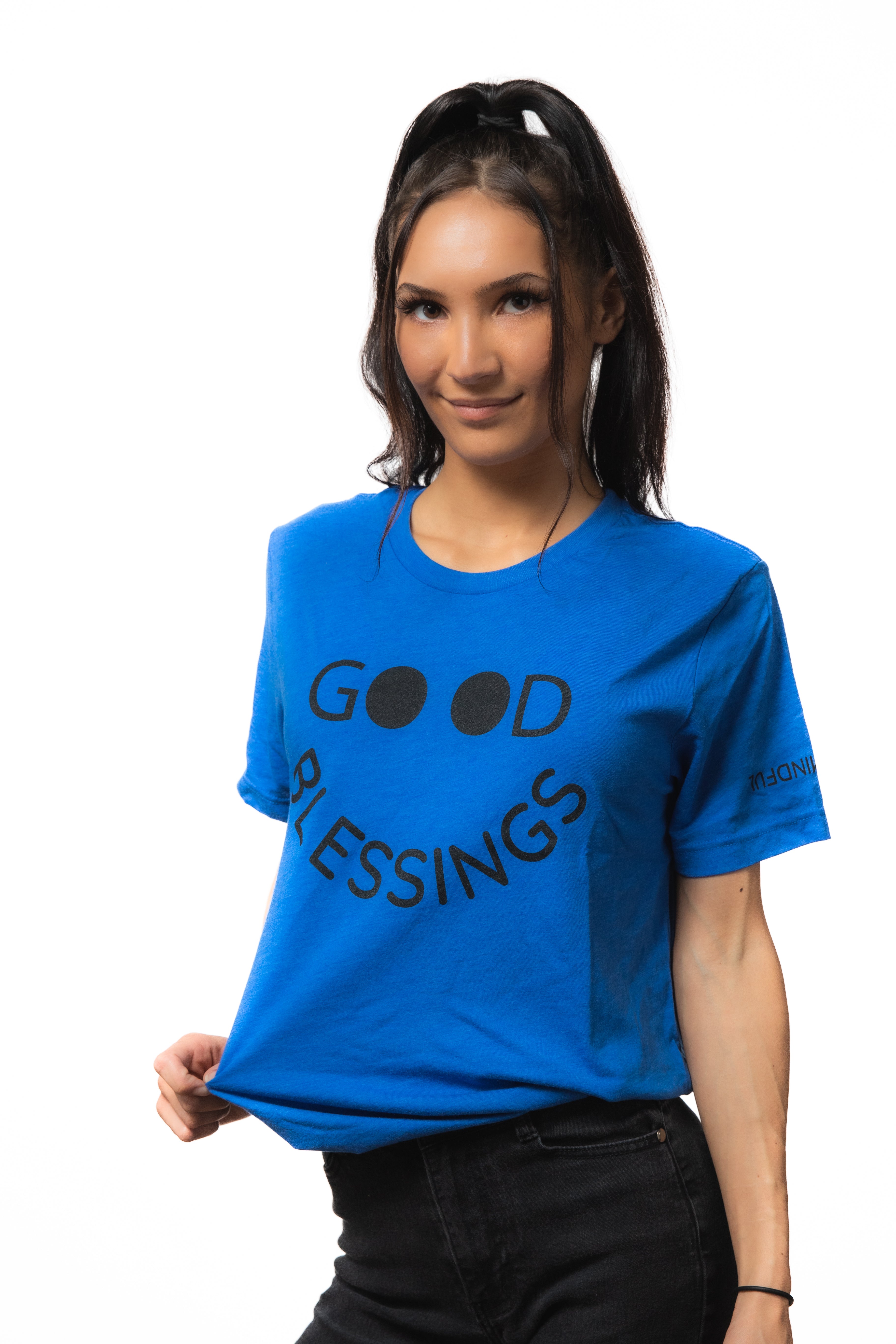 Blue Smile T Shirt