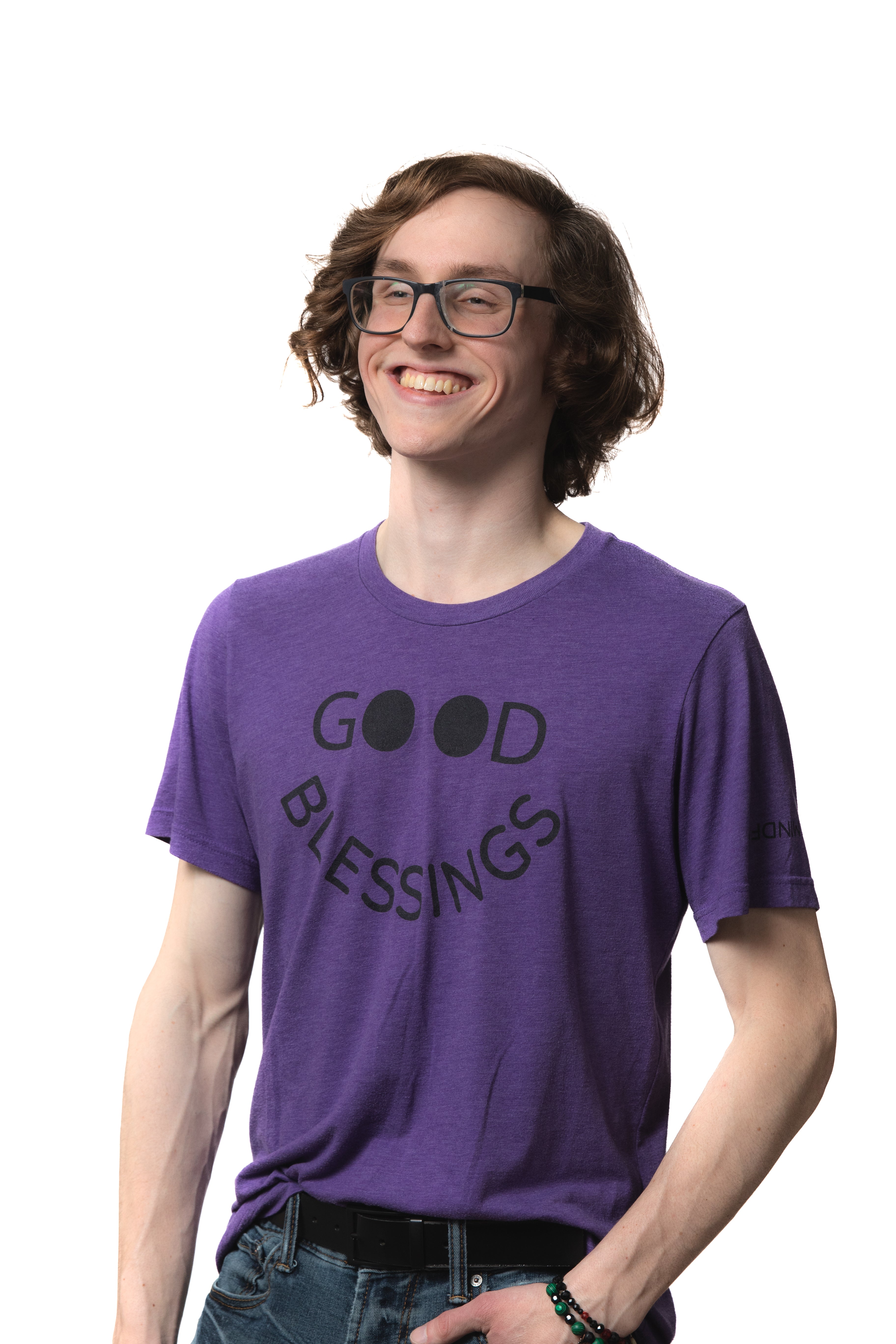 Purple Smile T Shirt