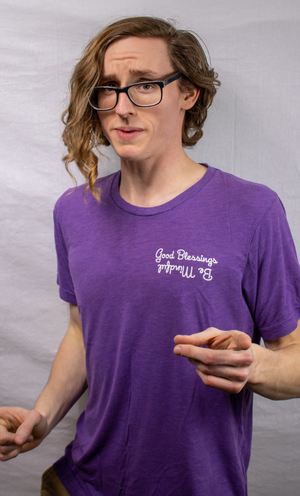 Classic Good Blessings Shirt - Purple